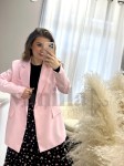 MARYNARKA OVERSIZE MIRANDA PASTELOWY RÓŻ