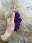 GUMKA WISKOZOWA SCRUNCHIE GŁADKA CHARAKTERNY FIOLET