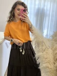 SWETER BAWEŁNIANY CLASSIC MANDARYNKA