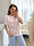 BAWEŁNIANY T-SHIRT BLOOM PASTELOWY RÓŻ