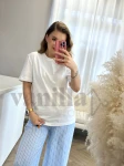 BAWEŁNIANY T-SHIRT BLOOM BIAŁY