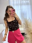 TOP W HAFTOWANE TULIPANY CZEKOLADA