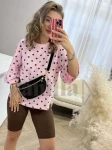 NERKA SKÓRZANA ZAMSZ CZARNA 