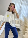 T-SHIRT LES CITRONS BIAŁY
