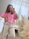 LEJĄCY T-SHIRT ROSE CUKIEREK