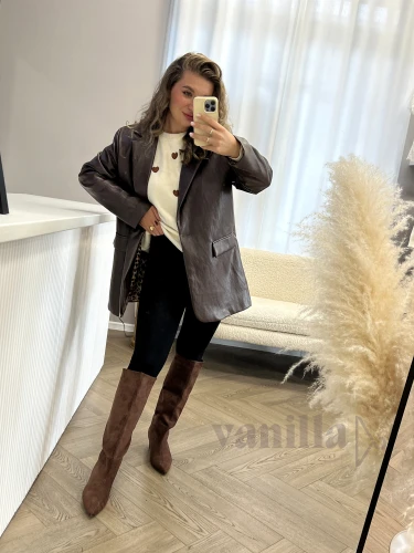 LEGGINSY KASZMIROWE CZARNE