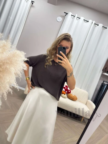 SWETER BAWEŁNIANY CLASSIC GORZKA CZEKOLADA