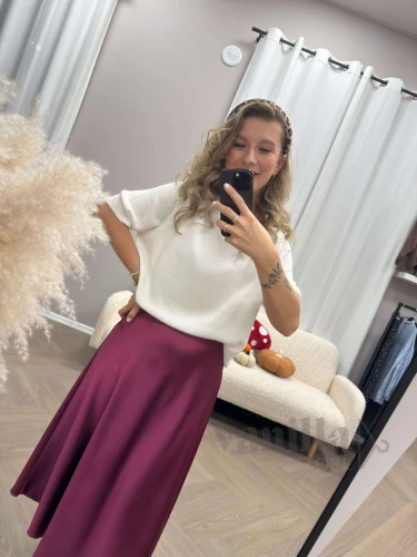 SWETER BAWEŁNIANY CLASSIC ŚMIETANA
