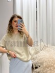 SWETER BAWEŁNIANY CLASSIC BEŻ