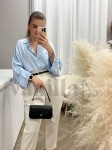 TOREBKA ZE SKÓRY NATURALNEJ KOPERTÓWKA CZARNA 